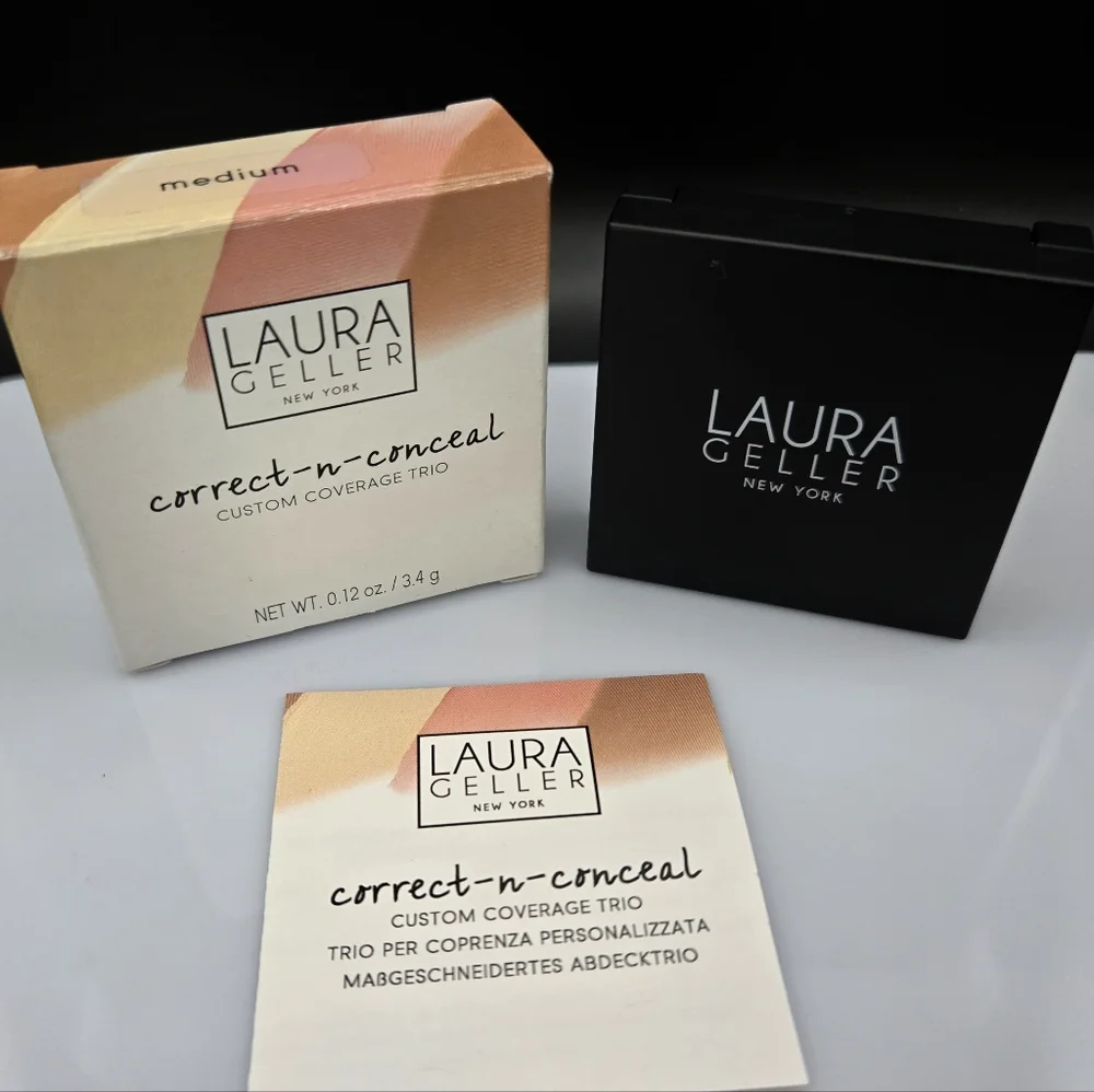 Laura Geller Correct-N-Conceal Custom Coverage Trio Medium 0.12 oz NIB